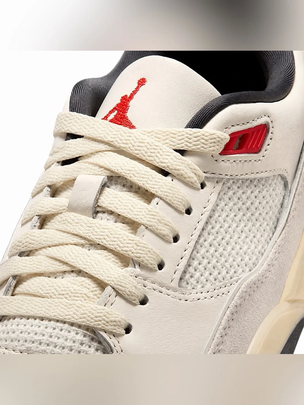 Jordan Flight Court SE Women Cream & Black Low-Top Sneakers Size 7.5 NEW
